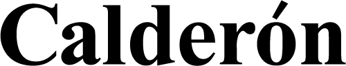 Calderón company logo