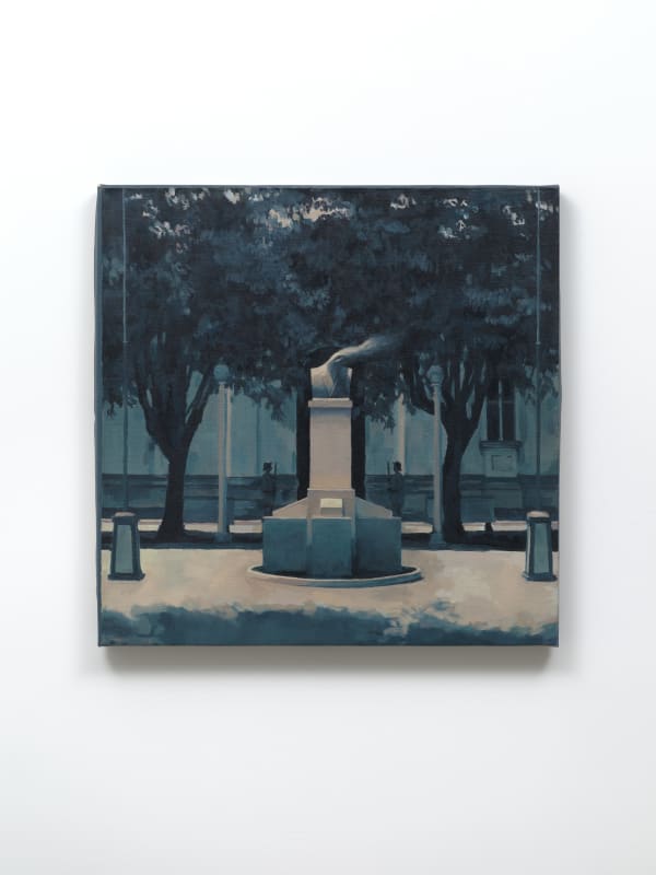 José Morbán Busto (c. 1945), 2021 Oil on linen 21 x 21 inches